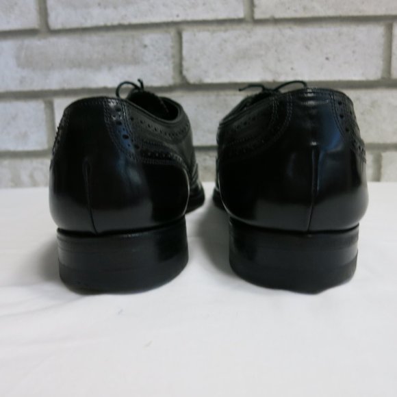 Florsheim Brogue Leather Wingtip Dress Formal Oxfords Footwear Shoes Size 11 C - Picture 6 of 7